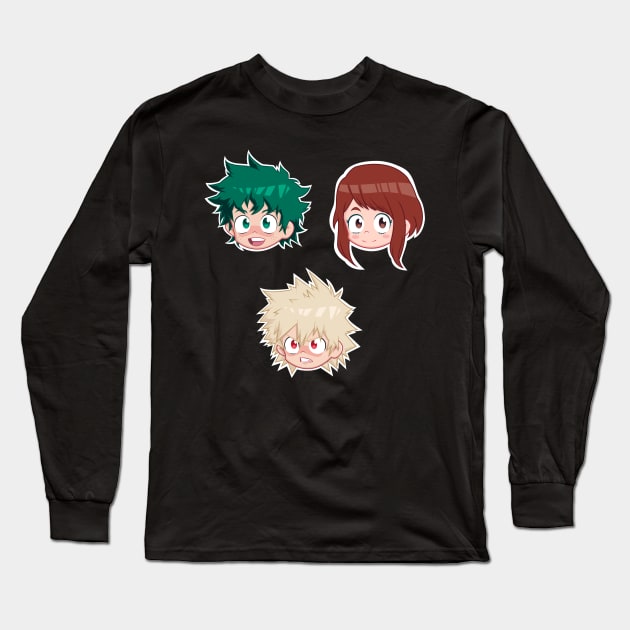 Boku no hero academia Long Sleeve T-Shirt by HeyMrDeath